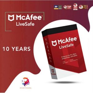 McAfee LiveSafe Internet Security Antivirus 1 PC 10 YEARS Key 1