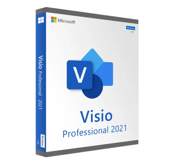 Microsoft Office Visio 2021 Professional Windows 1 PC Online Key 1