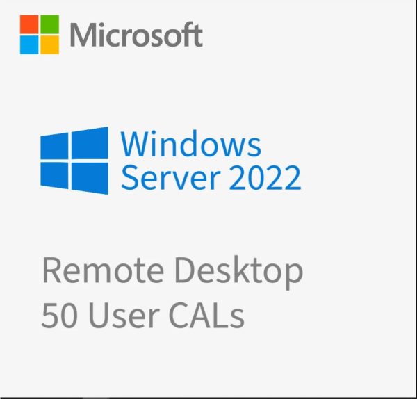 Microsoft Server 2022 RDS USER 50 CALS